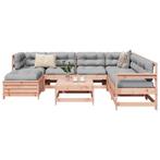 vidaXL 8-delige Loungeset massief douglas vurenhout, Verzenden, Nieuw, Loungeset