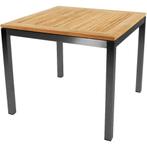 Tuintafel Marmaris RVS 90x90 cm, Ophalen of Verzenden, Nieuw