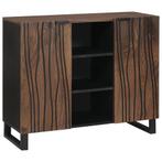 vidaXL Dressoir 90x33,5x75 cm Massief Mangohout, Huis en Inrichting, Woonaccessoires | Cd- en Dvd-rekken, Verzenden, Nieuw