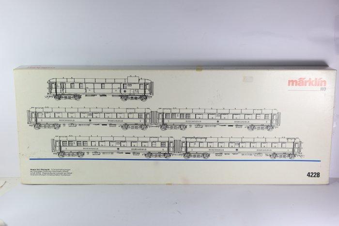 Märklin H0 - 4228 - Modeltrein personenwagonset (1) -, Hobby en Vrije tijd, Modeltreinen | H0