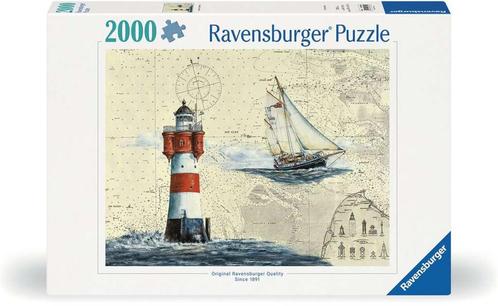 Romantische Vuurtoren Puzzel (2000 stukjes) | Ravensburger -, Hobby en Vrije tijd, Denksport en Puzzels, Nieuw, Verzenden