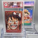 One Piece - 2 Graded card - ×2 Promo! Monkey.D.Luffy - Graad, Nieuw