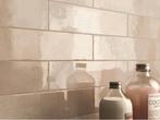 Wandtegel Cifre Ivory Emil Beige Glans Harlem Sand 7,5x30, Doe-het-zelf en Verbouw, Tegels, Nieuw, 20 tot 40 cm, 10 m² of meer