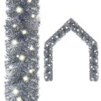 vidaXL Kerstslinger met LED-lampjes 10 m zilverkleurig, Verzenden, Nieuw