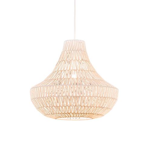 Retro hanglamp wit 50 cm - Lina Cono 50, Huis en Inrichting, Lampen | Hanglampen