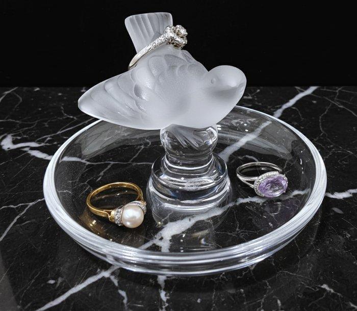 Lalique - Sieradendoos - Moineau plongeur - Kristal -, Antiek en Kunst, Curiosa en Brocante