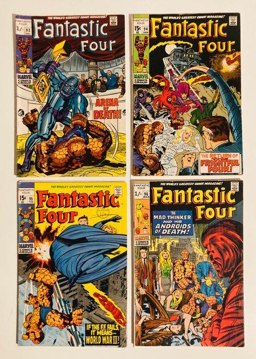 Fantastic Four #93 #94 #95 #96 - 1st app of Agatha Harkness, Boeken, Strips | Comics