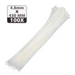 Hofftech Witte kabelbinders - 4.8 x 430 mm - UV-bestendig..., Ophalen of Verzenden, Nieuw