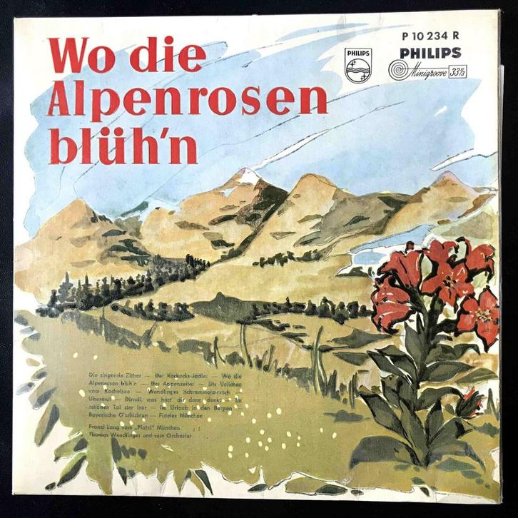 Franzl Lang, Thomas Wendlinger Und Sein Orchester – Wo Die A, Cd's en Dvd's, Vinyl | Wereldmuziek, Ophalen of Verzenden