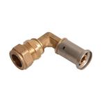Henco perskoppeling Ø16x 15 mm knel knie  90°, Verzenden, Nieuw