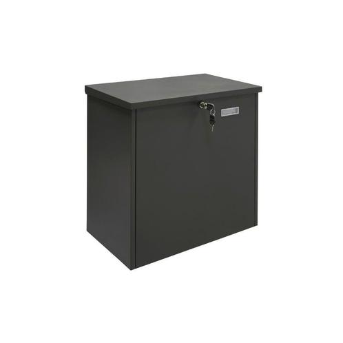 STOER! Leeds pakketbox XL staal - zwart, Tuin en Terras, Brievenbussen, Nieuw, Verzenden