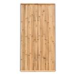 Bamboe schutting Stripe - 90 x 180 cm - Naturel - Verticale, Tuin en Terras, Schuttingen, Verzenden, Nieuw