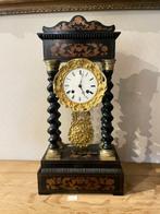 Portico klok - Hout, Messing - 1850-1900, Antiek en Kunst, Antiek | Klokken