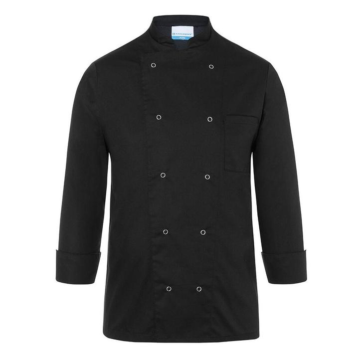 GGM Gastro | KARLOWSKY | Koksjas Basic - Zwart - Maat: XL |, Huis en Inrichting, Keuken | Textiel, Zwart, Nieuw, Overige typen