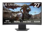 27 LG UltraGear 27GS60QC-B Curved/QHD/DP/2xHDMI/180Hz, Ophalen of Verzenden, Nieuw
