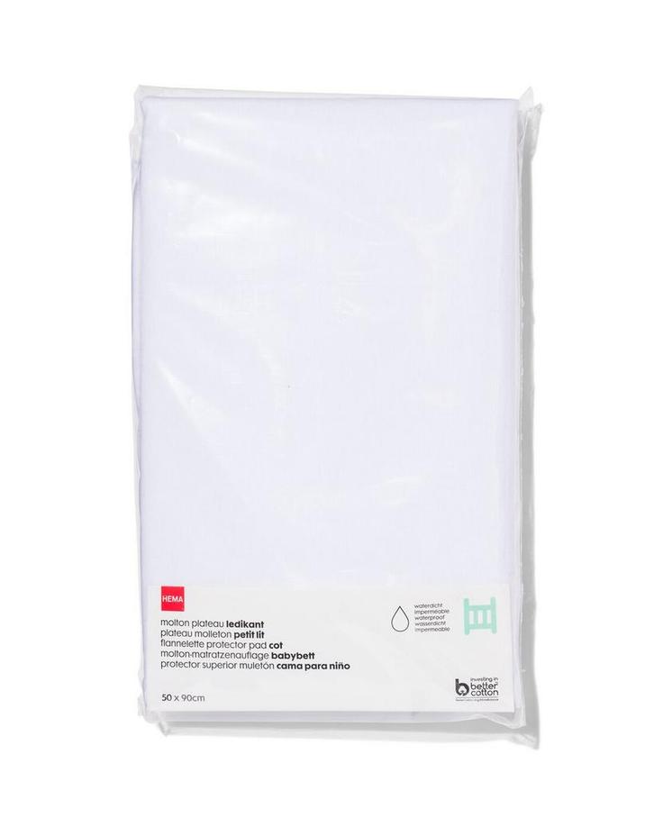 051 Molton matrasbeschermer ledikant 50x90 waterdicht, Huis en Inrichting, Slaapkamer | Matrassen en Bedbodems, Nieuw, Verzenden