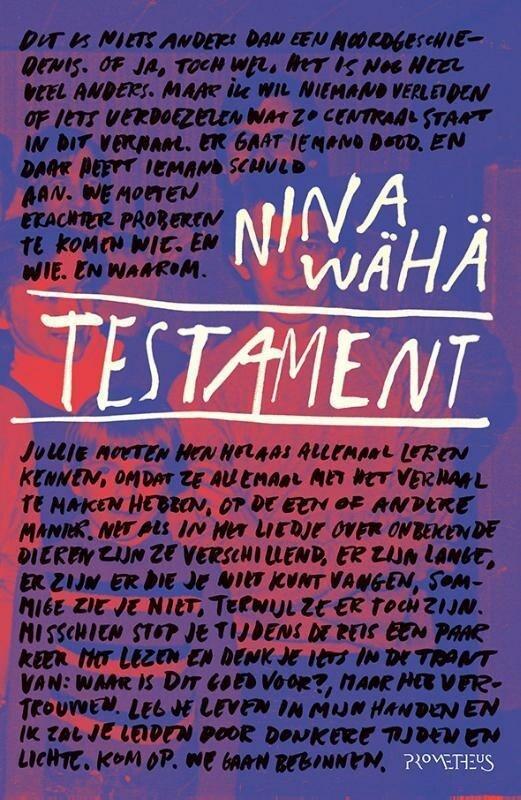 Testament (9789044642889, Nina Wähä), Boeken, Romans, Nieuw, Verzenden