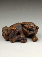 Netsuke - Hout - Japan - Meiji periode (1868-1912), Antiek en Kunst