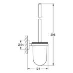 Closetborstelset Grohe Essentials New Muurbevestiging Hard, Doe-het-zelf en Verbouw, Sanitair, Ophalen of Verzenden, Nieuw