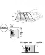 Outwell Busvoortent Country Road SA, Ophalen of Verzenden, Nieuw, Outwell