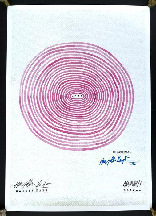 Hayden Kays - MOCO is hypnotic, offset print, originally, Antiek en Kunst, Kunst | Tekeningen en Foto's