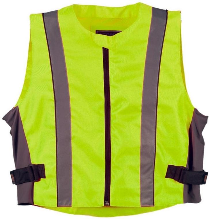 gms Taslan Fluo Geel Veiligheidsvest, Motoren, Accessoires | Overige, Nieuw, Verzenden