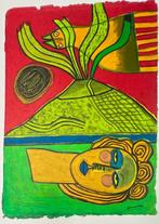 Corneille (1922-2010) - Lithographie sur papier de soie Le, Antiek en Kunst