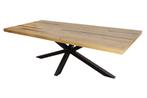 Massief houten eettafel GALAXIE 200 cm vintage bruin grenen, Huis en Inrichting, Tafels | Eettafels, Ophalen of Verzenden, Nieuw