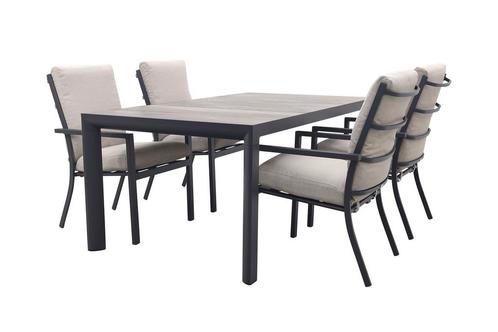 GI Sergio/Kings tuinset 180x100 cm. - 5-delig, Tuin en Terras, Tuinsets en Loungesets, Tuinset, Nieuw, Overige materialen, Verzenden