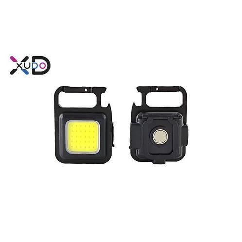 LED Sleutelhanger lamp 5 Watt Oplaadbaar 4 standen, Caravans en Kamperen, Zaklampen, Ophalen of Verzenden