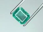 Groen Smaragd - 3.89 ct - International Gemological, Sieraden, Tassen en Uiterlijk, Edelstenen, Nieuw