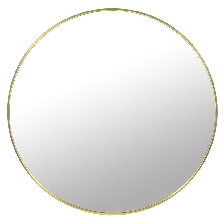 Design Spiegel Goud 80cm | Rond Metaal | Premium | OP=OP, Huis en Inrichting, Woonaccessoires | Spiegels, Rond, Nieuw, Minder dan 100 cm