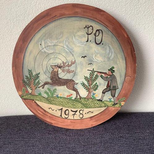 Werkgereedschap  - Schietschijf herten jacht, Antiek en Kunst, Curiosa en Brocante