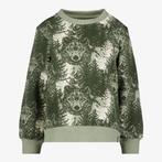 Unsigned jongens sweater met wolven groen maat 122/128, Verzenden, Nieuw