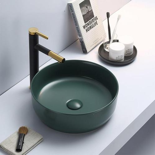 Waskom Sanilux Victoria Color Line Rond 39 cm Inclusief, Doe-het-zelf en Verbouw, Sanitair, Overige typen, Nieuw, Ophalen of Verzenden