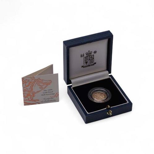 Verenigd Koninkrijk. 1999 Gold Proof Half Sovereign – Royal, Antiek en Kunst, Antiek | Goud en Zilver