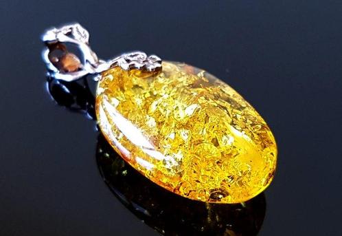 Baltische barnsteen - Hanger, Verzamelen, Mineralen en Fossielen