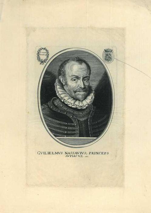Portrait of William I, Prince of Orange, Antiek en Kunst, Kunst | Etsen en Gravures