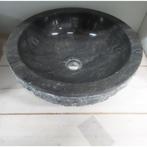 Waskom Natuursteen W01 Marmo Zwart 40x40x15 cm, Doe-het-zelf en Verbouw, Sanitair, Ophalen of Verzenden, Nieuw, Overige typen