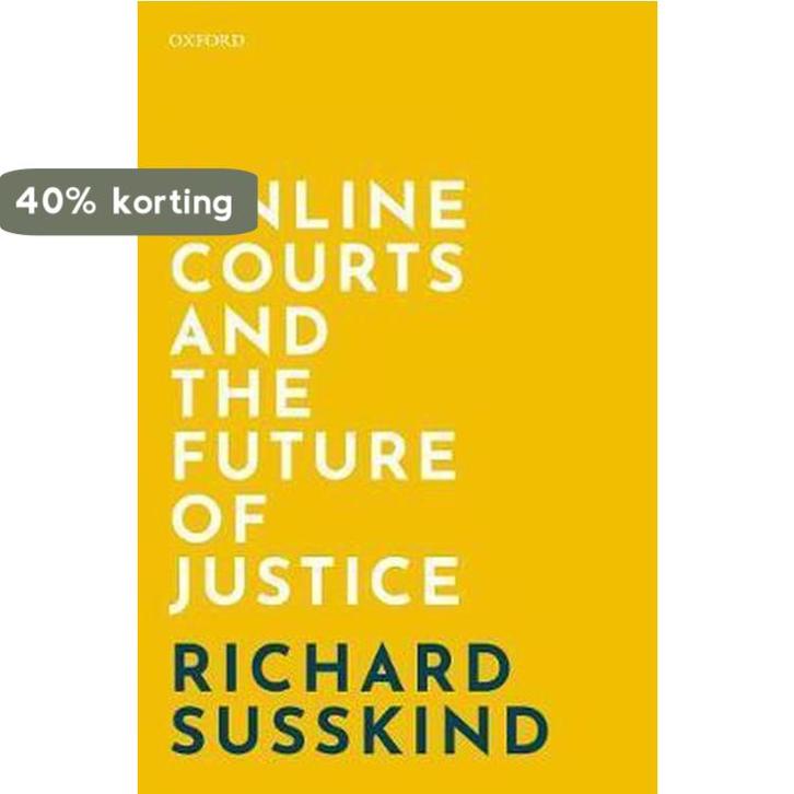 Online Courts and the Future of Justice 9780198838364, Boeken, Taal | Engels, Zo goed als nieuw, Verzenden