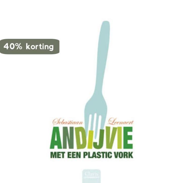 Andijvie met een plastic vork 9789044809893 S. Leenaert, Boeken, Kinderboeken | Jeugd | 13 jaar en ouder, Zo goed als nieuw, Verzenden