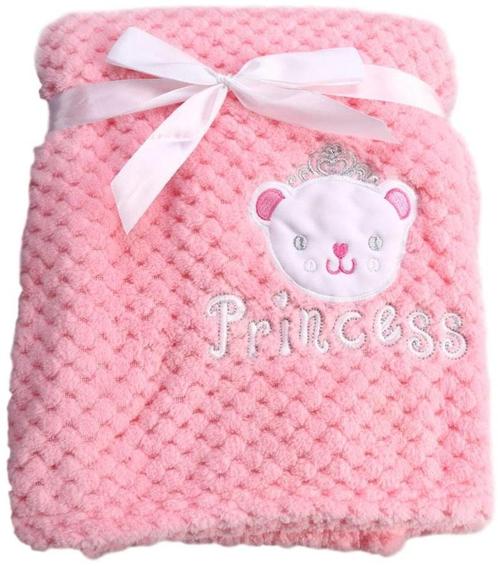 Cangaroo Roze Freya Princess 75 x 105 cm Wiegdeken, Kinderen en Baby's, Dekens, Slaapzakjes en Inbakerproducten, Nieuw, Verzenden