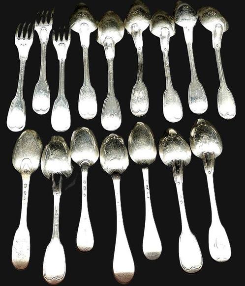 Bestekset (17) - Zilver, Antiek en Kunst, Antiek | Goud en Zilver
