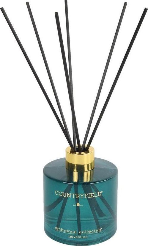 Countryfield - Adventure Geurstokjes Petrol 24,5 cm, Huis en Inrichting, Woonaccessoires | Kandelaars en Kaarsen, Ophalen of Verzenden