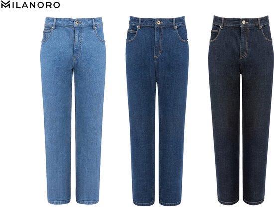 2dekans | Milanoro - Stijlvolle jeansbroek voor heren -, Kleding | Heren, Spijkerbroeken en Jeans, Zwart, Zo goed als nieuw, Ophalen of Verzenden