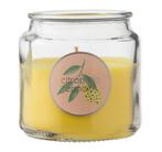 HEMA Kaarsvaas citronella van €5.5 voor €3 sale, Huis en Inrichting, Woonaccessoires | Vazen, Verzenden, Nieuw, Geel