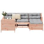 vidaXL 5-delige Loungeset massief douglas vurenhout, Verzenden, Nieuw, Loungeset