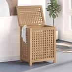 vidaXL Wasmand 50x35x60 cm massief teakhout, Verzenden, Nieuw