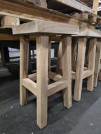 Showroommodel Boomstam bar kruk 40x40xH114 cm ( set van 4), Ophalen of Verzenden, Nieuw