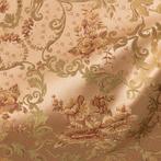 Raro Tessuto Lampasso Damascato Italiano – beige goudkleurig, Antiek en Kunst